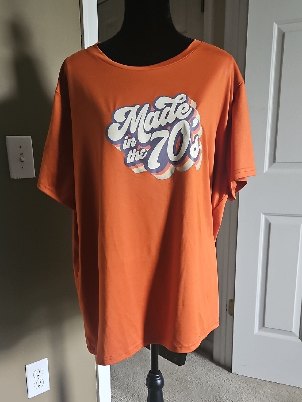 Made in the 70s Orange Graphic Tee